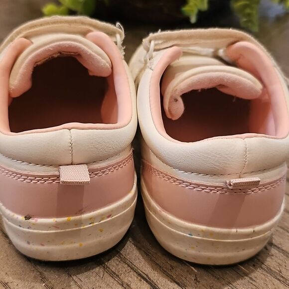 Kids Pink and White Velcro Sneaker Size 11 - Picture 7 of 7